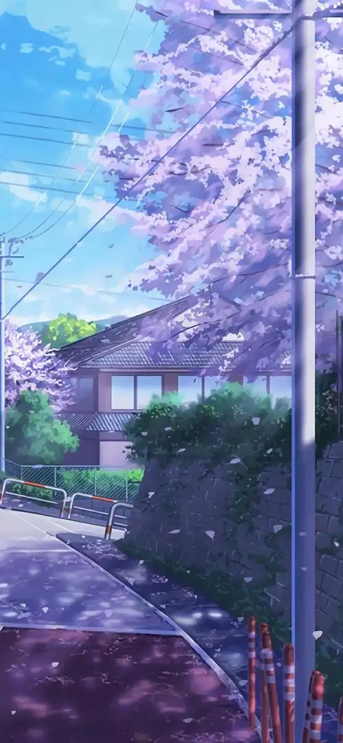 治愈系紫色壁纸朋友圈背景图