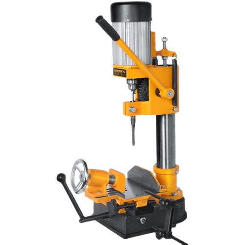 台式方孔开孔机小型开榫机方眼钻孔开槽机榫卯台钻打眼 木工方榫机