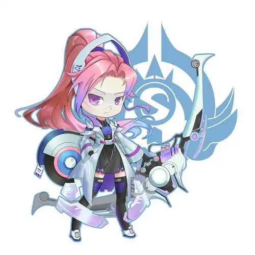 王者荣耀q版同人伽罗天狼溯光者