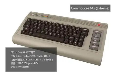 只有键盘的主机!commodore键盘机赏