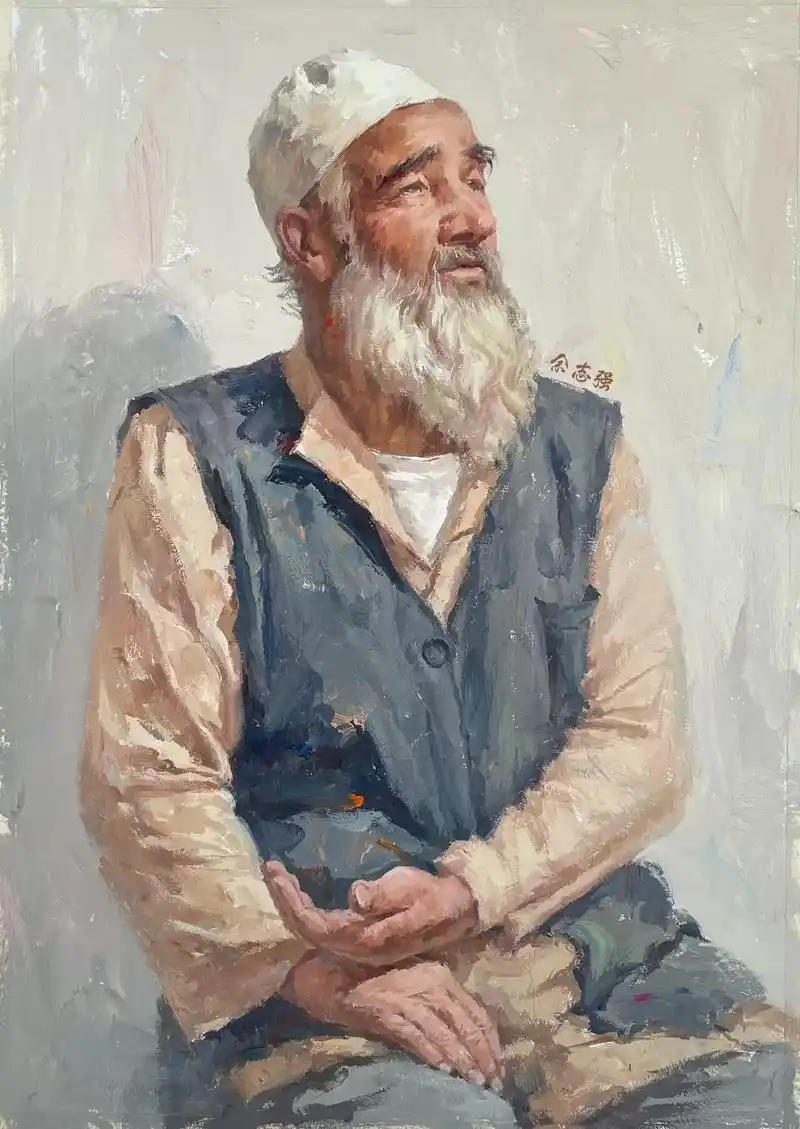 色彩半身像.老铁,你们要的水粉半身像来了!#美术生 #联考  - 抖音