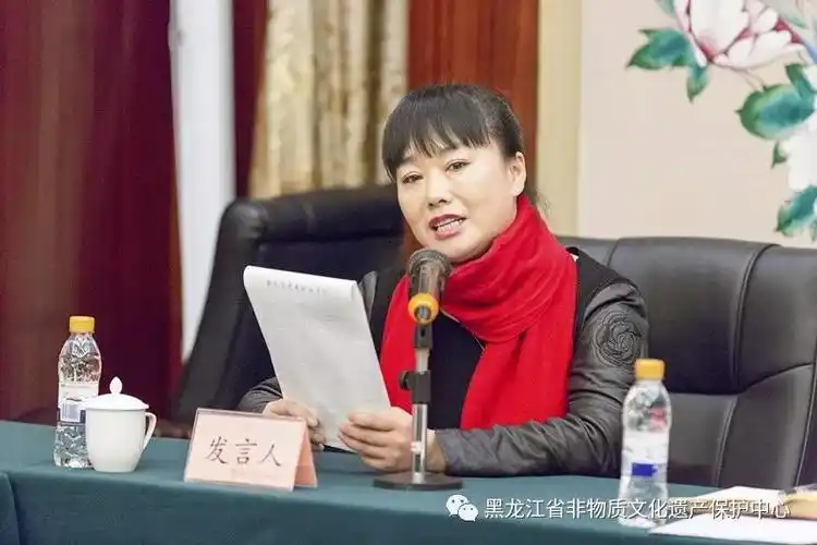 东北二人转代表性传承人 赵晓波 发言