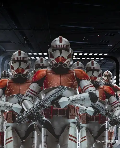 《星球大战:克隆人战争》科洛桑卫兵1:6比例珍藏人偶实物图