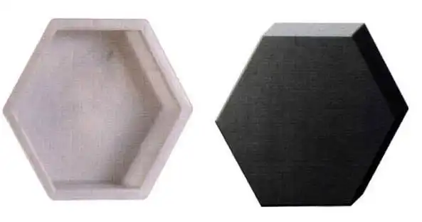 塑胶 橡胶制品 河道护坡模具_腾飞塑料模具 产品名称:实心六角河道