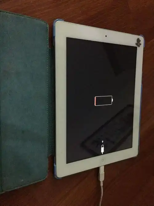 ipad没电自动关机,然后充电就一直这样.