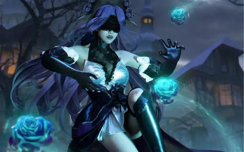 英雄联盟cos 质感大片【幽梦玫瑰辛德拉】"神明落了泪 溺死了我的玫瑰