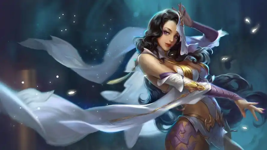 ffff00我怎么黄了,王者荣耀老版本女英雄和皮肤原画【壁纸16期】