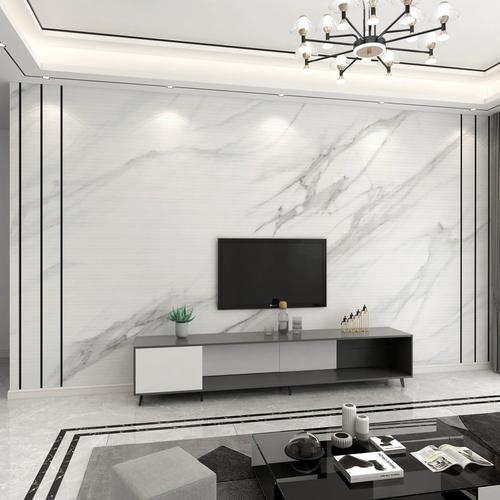 墙纸3d大理石纹现代简约电视背景墙壁布客厅壁纸装饰影视墙布壁画