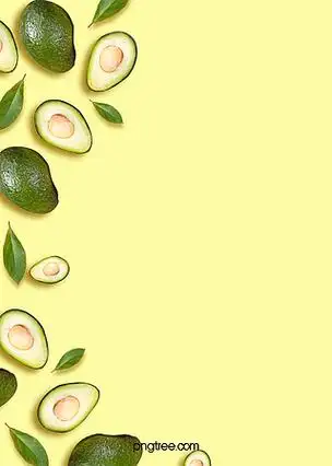 现实风创意牛油果背景