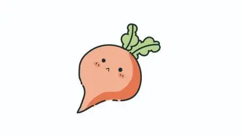 超可爱带颜色胡萝卜简笔画(胡萝卜简笔画怎么画),图片,简笔画-学笔画