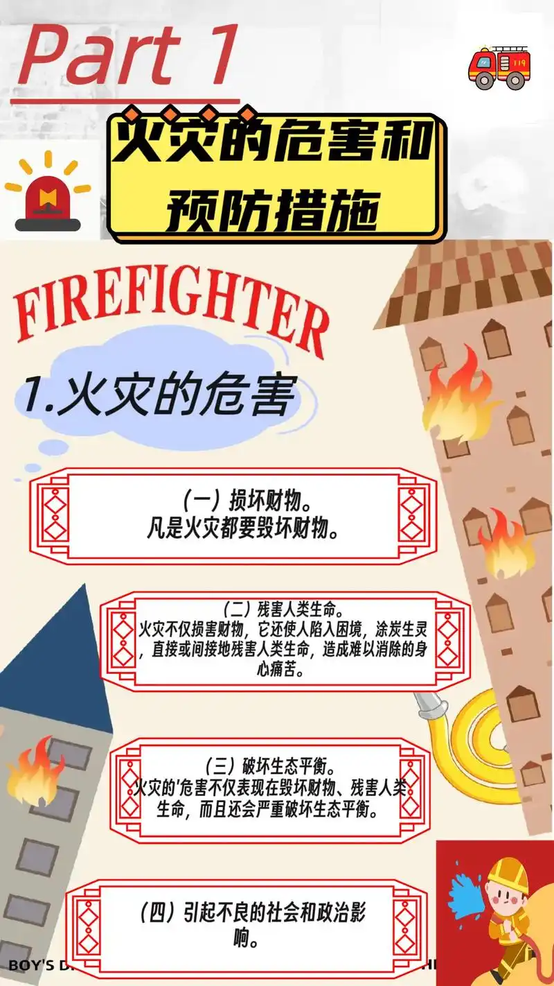 火灾的危害,成因和预防措施.