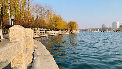 2020-泉城济南大明湖公园风景区(风景优美动人)夏季-秋季-冬季(手机