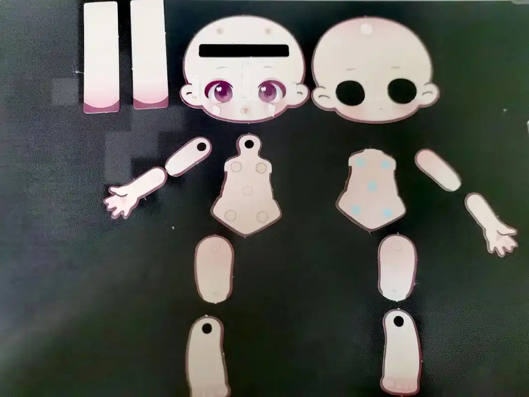 可动纸片人 #手工diy 这就是那个西施的教程,你们想做那 - 抖音