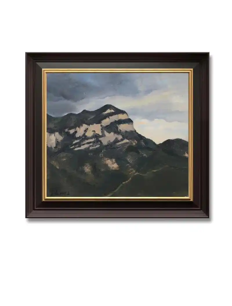 《雨过天晴》油画 40x35cm雨过天晴,峰回路转. - 抖音