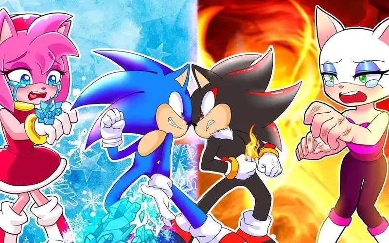 索尼克动画:热宝宝暗影vs冷宝宝索尼克,一起来看看吧!