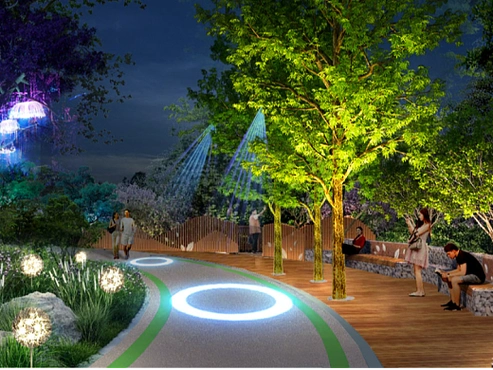 星图美陈幕明dy北创文化鰙塵114西安建筑空间园林景观亮化工程拍摄影