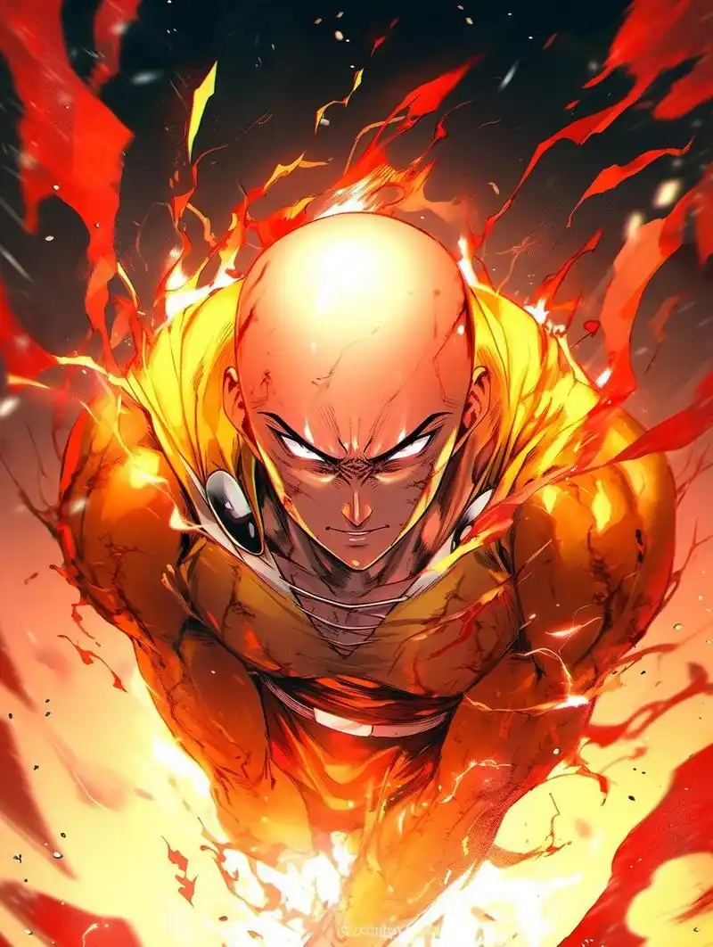 日本网络漫画《一拳超人》及衍生同名动画中的男主角 020202