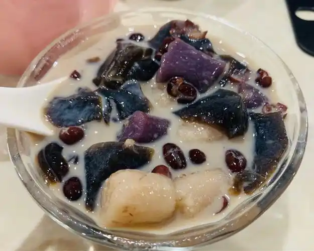 芋圆红豆烧仙草(鲜芋仙)的做法