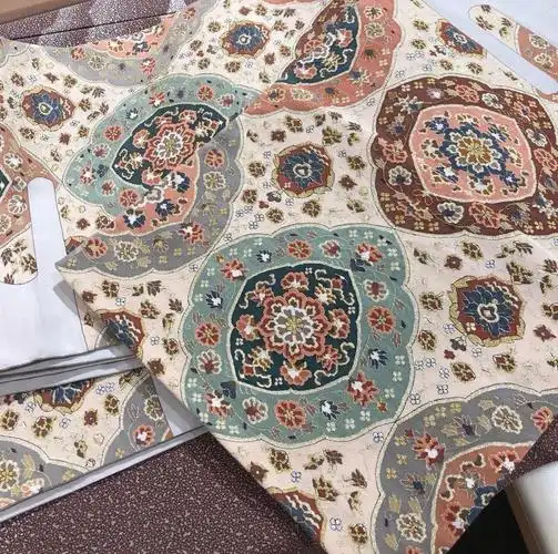 苏州明缂丝正绢袋带真丝绣片面料