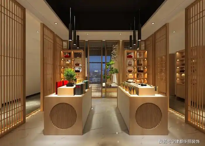 银川装修公司|津都华丽|银川瀚茗轩茶楼装修设计方案鉴赏_空间_风格