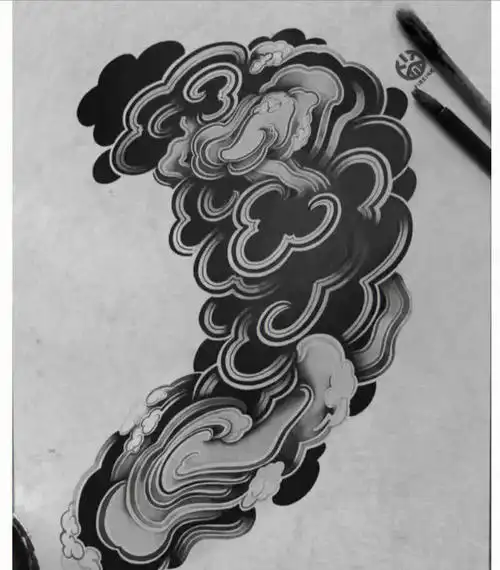 花臂纹身手稿分享