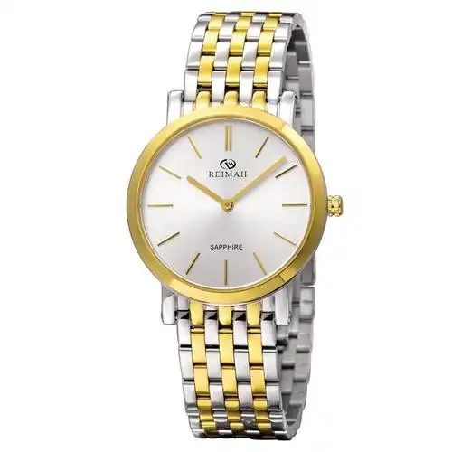 reimah 雷迈表 雅仕系列 石英表 男士手表 钢带介金 6036m