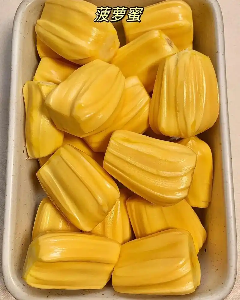 图文伙伴计划 菠萝蜜酸奶冻～冰淇淋口感无敌了无敌了.做法: - 兑音