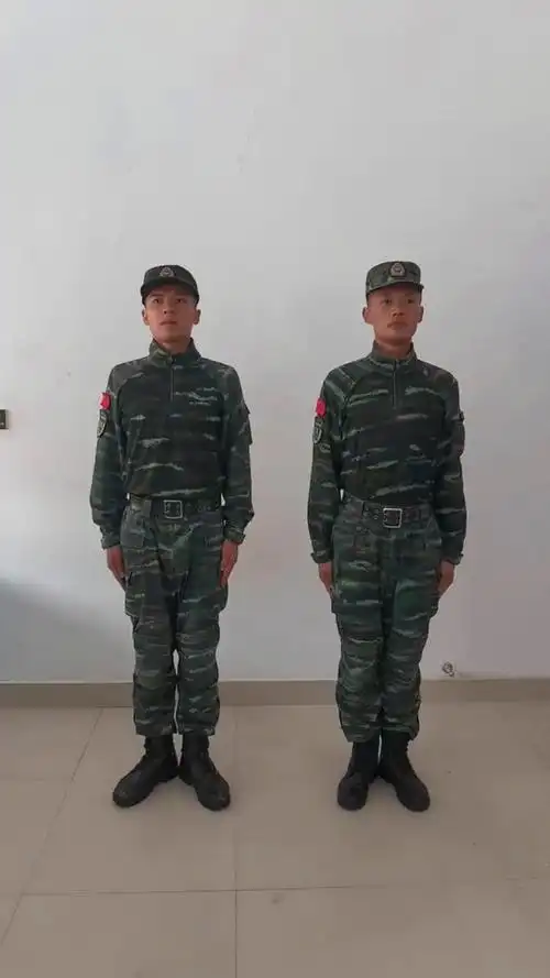 武警战士的军装高频变装秀!山东武警