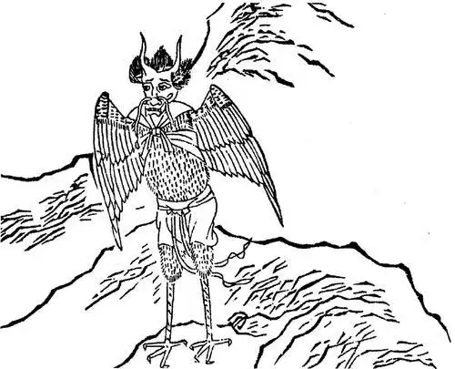 山神爷简笔画像