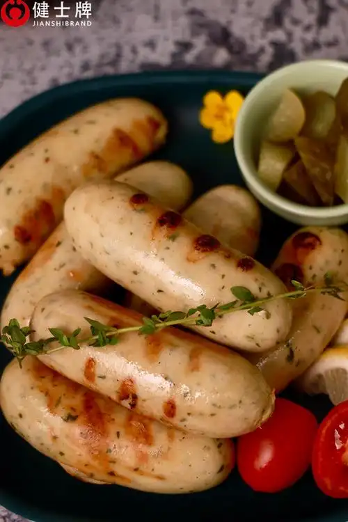 健士牌德国香肠德式香葱油煎早餐肠经典烤肠肠手工肠2斤装