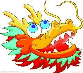 龙头简笔画彩色可爱 简笔画图片大全-普车都