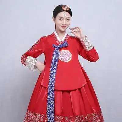 韩服女韩国传统宫廷朝鲜民族服装舞蹈表演古装女士成人婚礼服鲜族