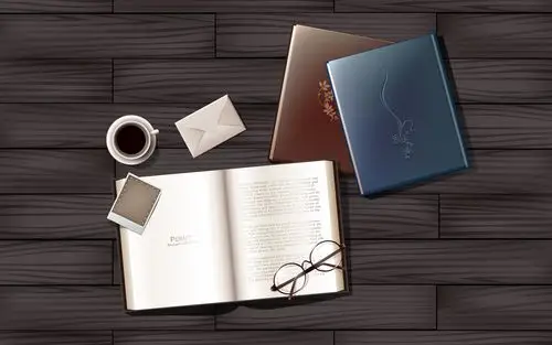 缤纷多彩办公桌面个性矢量图片电脑桌面壁纸高清