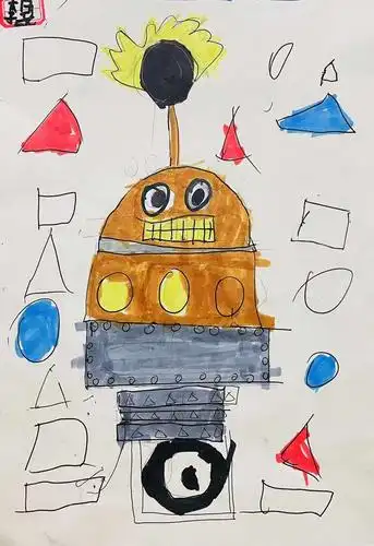 彩色水笔课:小小发明家