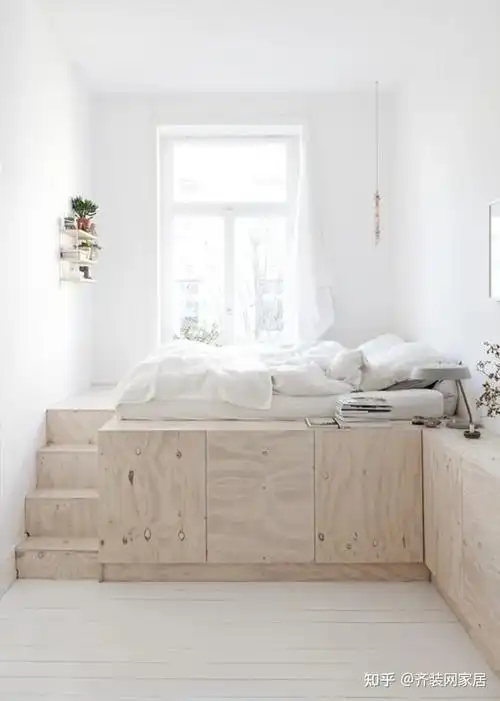 卧室不要放大床了聪明人都装地台床完工真心实用