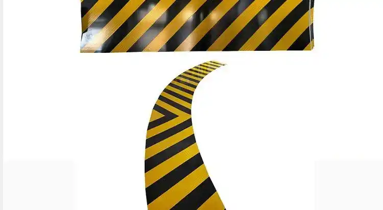 立面标记 黄黑反光膜 高速隧道洞口反光设施 道路安全标厂家直销