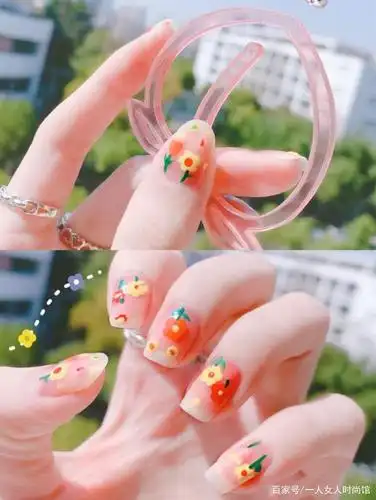 清新可爱的炫雅风美甲款式,它们很甜很仙,这个盛夏正流行