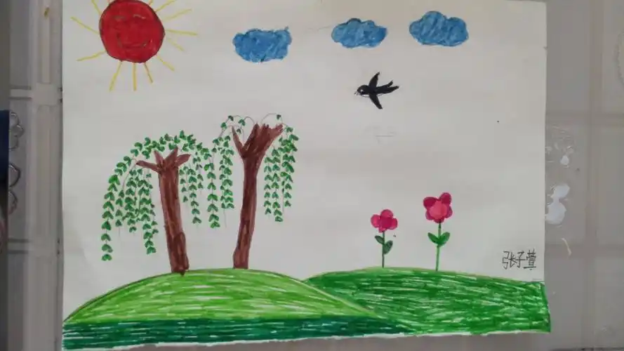 生活处处有诗意 ___一年级五班主题活动《我心中的春天》