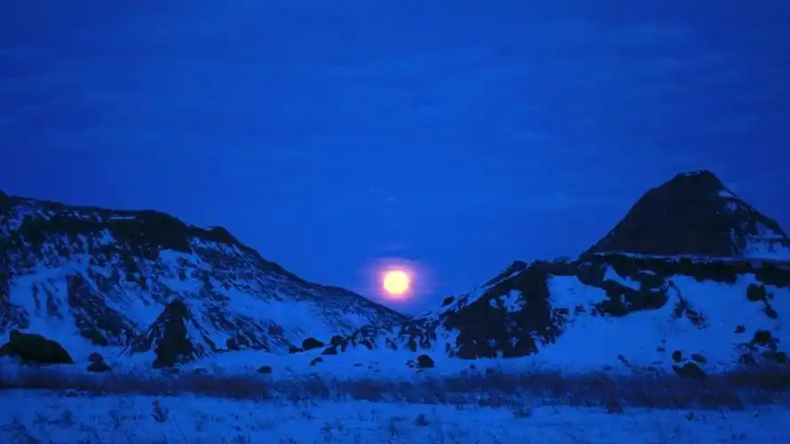冬天,夜晚,badls,自然风景,壁纸冬天的夜晚badls如此.