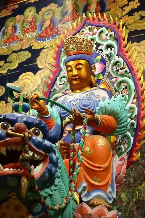 农历十月二十恭迎文殊菩萨出家日赐你智慧宝剑斩尽烦恼三千