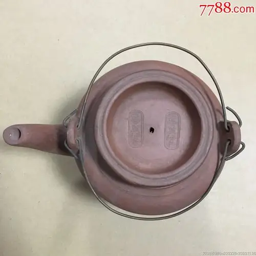 二号直形壸(未使用)金凤款(五六十年代)_紫砂壶【宛陵书社】_第1张