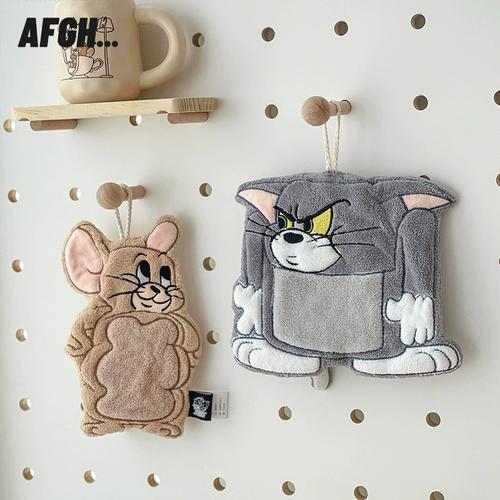 正版猫和老鼠tom jerry擦手巾手帕挂式吸水可爱厨房浴室汤姆杰瑞