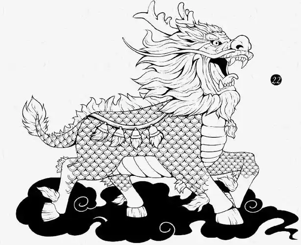 麒麟形象设计麒麟的画法