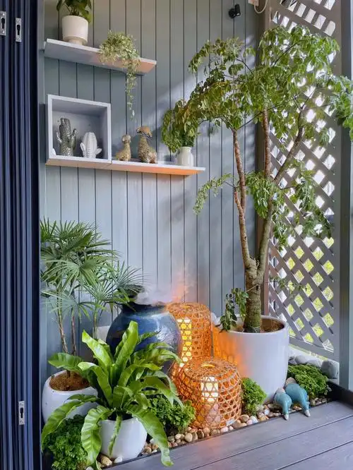 景观阳台#别墅花园  #我的秘密花园  #花园设计  #我在小红书做科研