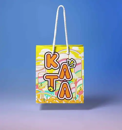 kata零食盲盒包装纸袋设计