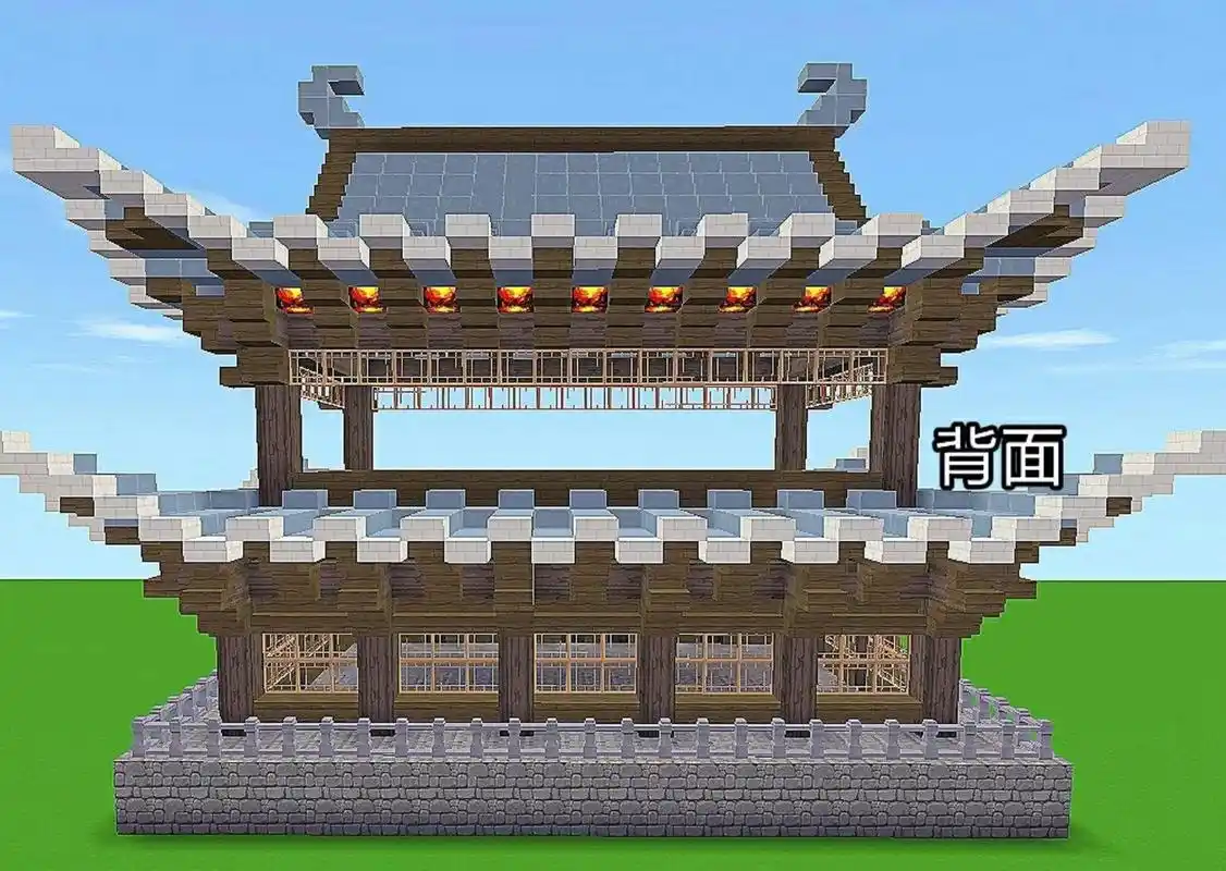 迷你世界-双层古风建筑 /第三期