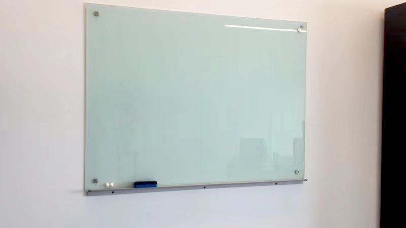 钢化玻璃白板家用白板挂式壁挂式磁性写字板会议办公教学记事板黑板