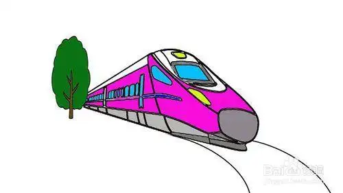 号高铁简笔画和谐号动车简笔画和谐号简笔画怎么画和谐号简笔画简单