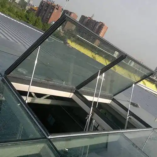 商场屋顶天窗消防联动电动螺杆开窗器大推力开窗机屋顶排烟窗