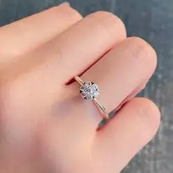 chowtaifook周大福钻石宠爱系列甜心半克拉效果18k金钻石戒指u183873